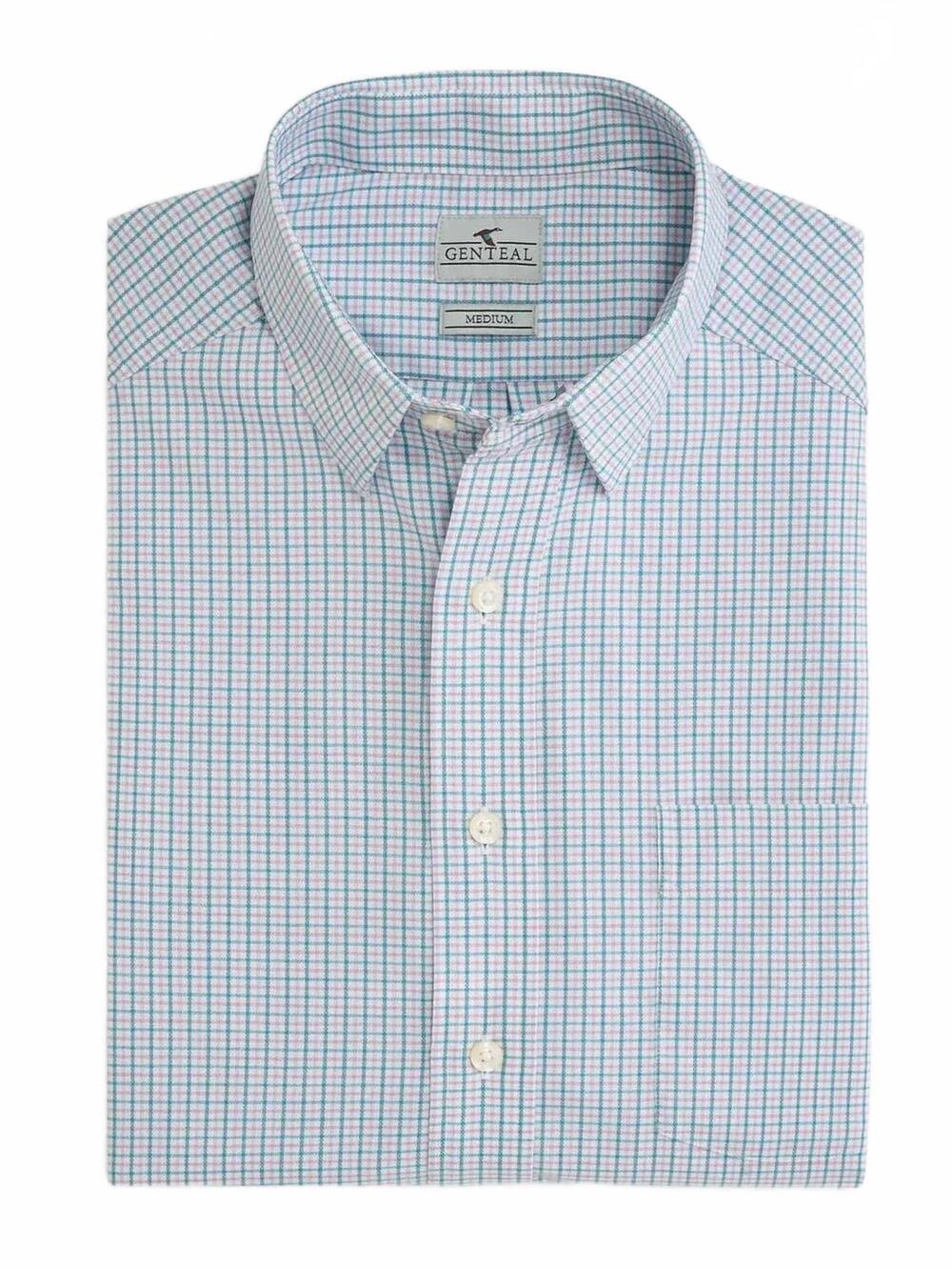 NEW GENTEAL men's gilpin royal oxford sport shirt in wisteria